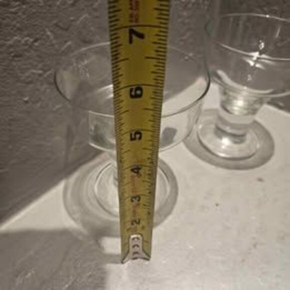 Set of 3 Glass Libby Catalina Margarita Glasses 5" x 4" - Picture 3 of 4
